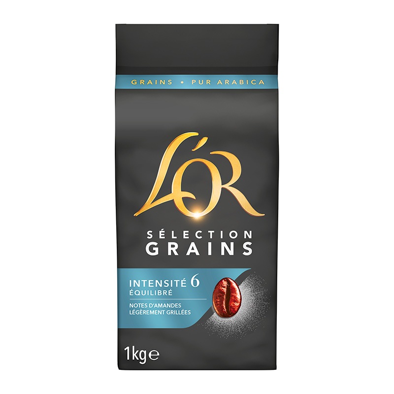 Cafe Grains L'or Selection Grains 1kg Pour Broyeurs Et Robots Cafe